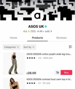 asos tiktok