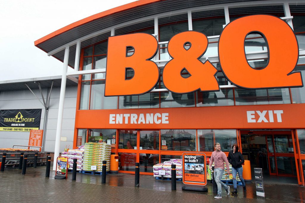 B&Q owner Kingfisher