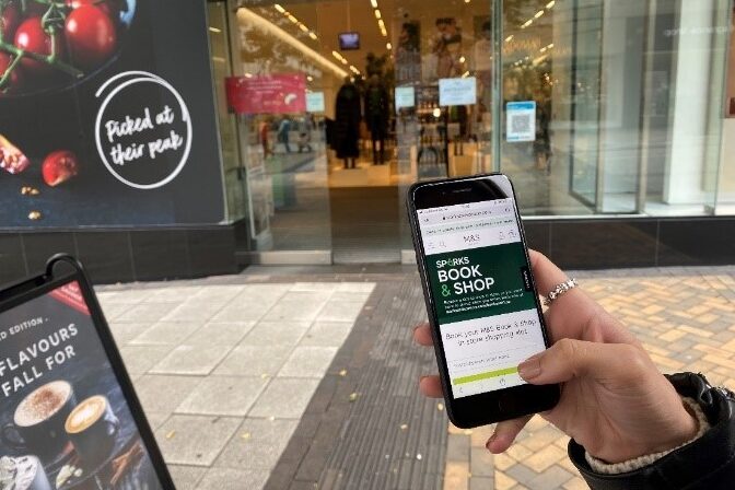 M&S completes rollout of Sparks "Book & Shop" ahead of lockdown #2