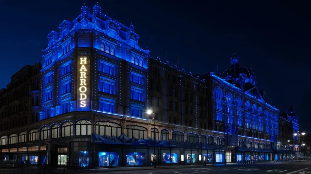 Harrods and Burberry
